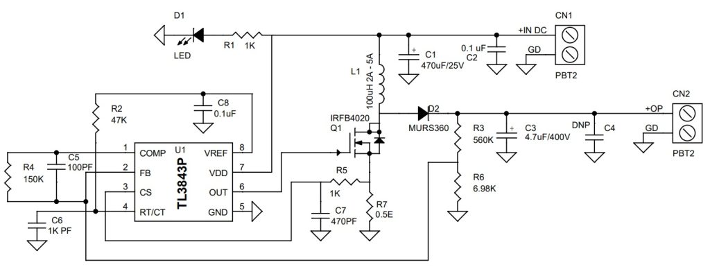 DC-HV DC Converter - 200V @ 20mA Output with 12V DC Input - Electronics ...