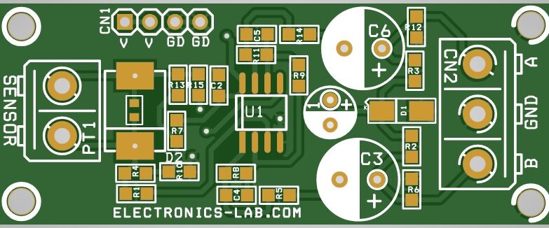 pcb grb top - Electronics-Lab.com