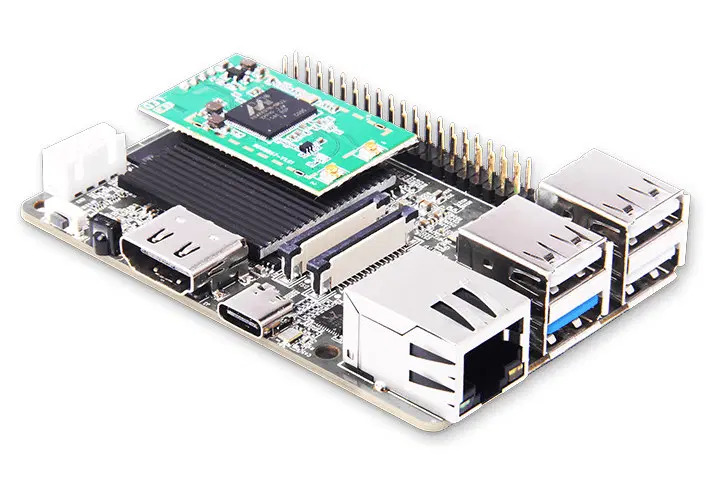 Geniatech XPI-3566 single-board computer follows the Raspberry Pi form factor