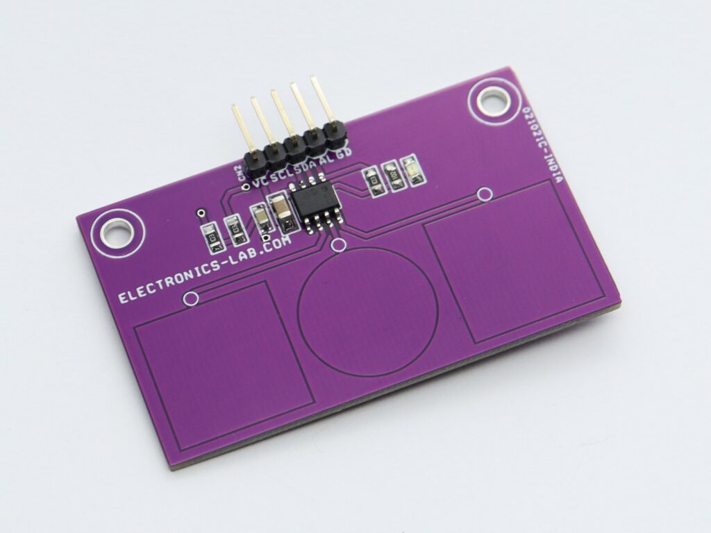 3 Channel Capacitive Touch Sensor with I2C