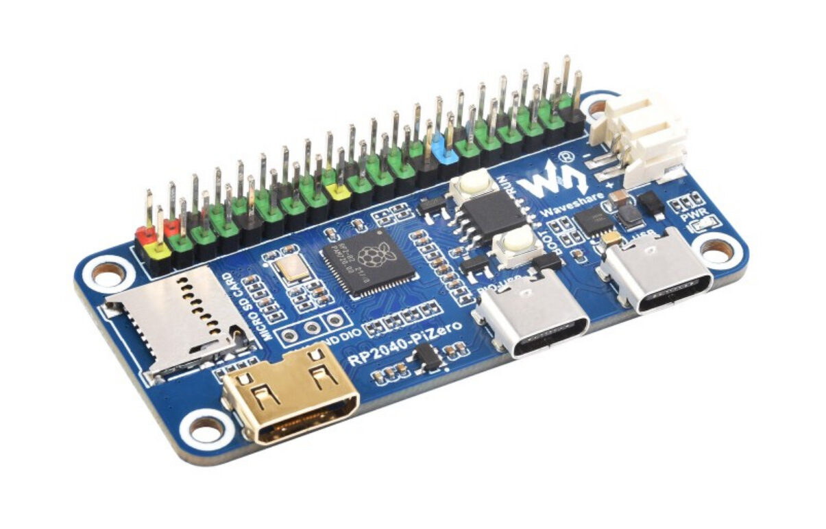 Rp2040 Pi Zero Development Board Is A Mix Of Low Cost Small Form Factor High Power And 6979