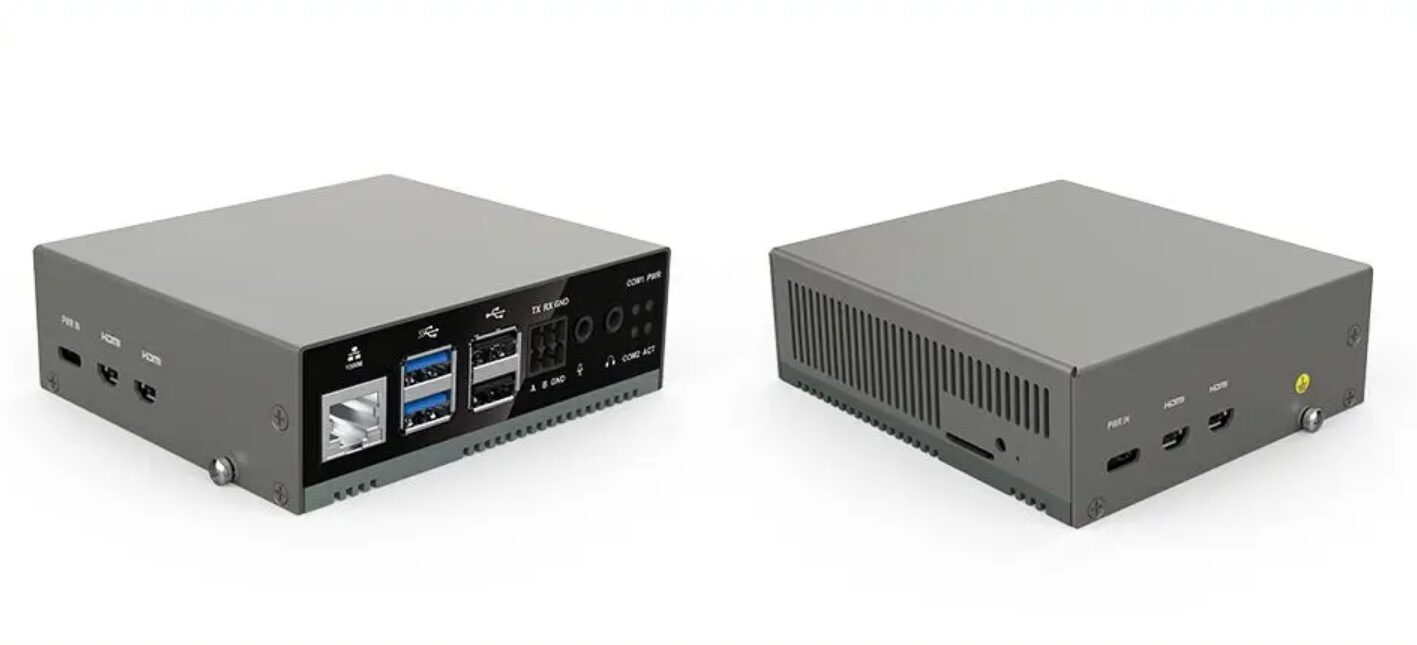 EDATEC launches two fanless cases for the Raspberry Pi 5 SBC - CNX Software