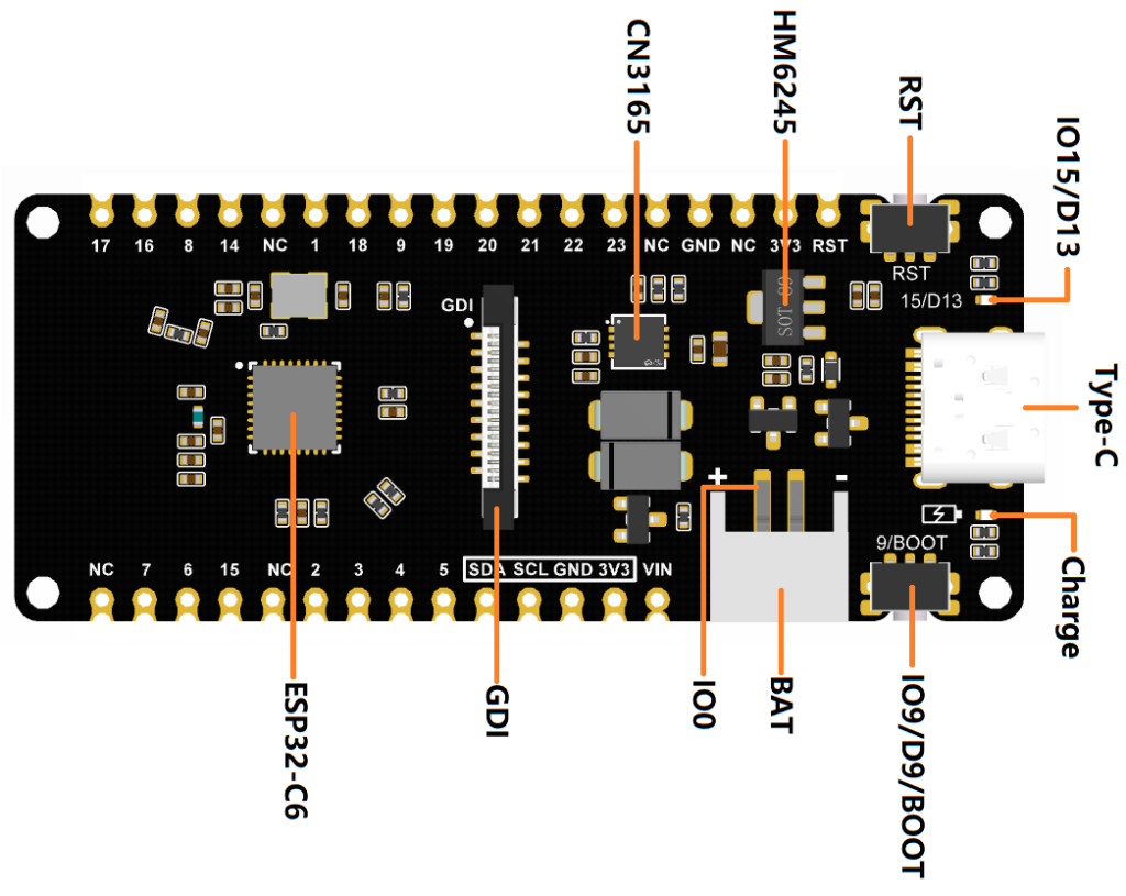 FireBeetle 2 ESP32 C6 (1) - Electronics-Lab.com