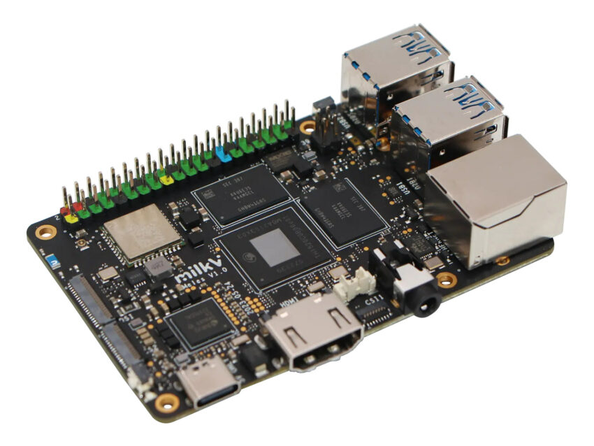 Meles RISC-V Credit Card-Sized SBC: Powered by T-Head TH1520 Quad-Core SoC