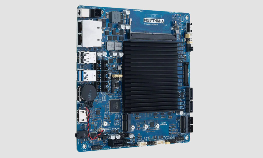 ASUS N97T-IM-A Thin Mini-ITX Motherboard with Intel Alder Lake-N N97, DDR5, Dual LAN, and Multiple Display Support