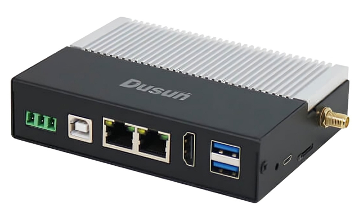 Dusun DSGK-061 Edge AI Box is built for Industrial Automation and also Supports VNC