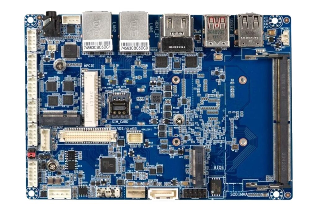 QBiP-N97A (MADN9AS): 3.5” SBC for IoT devices with Intel N97 processor, supports TPM 2.0 and dual LAN ports