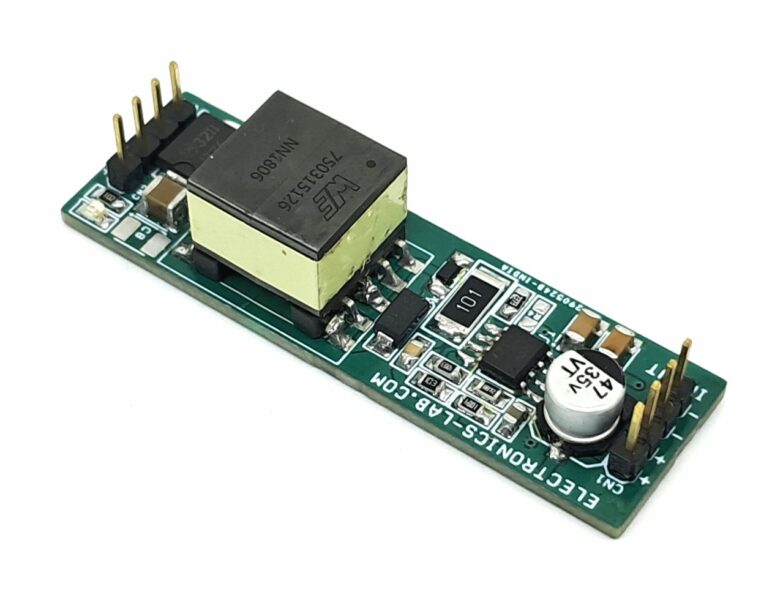 Isolated Flyback Converter with 18V-28V Input and 12V Output