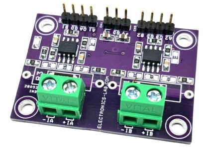 Two Channel Current Sensor for High Voltage Range