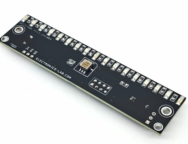 Inclinometer with 17 Segment BarGraph Display