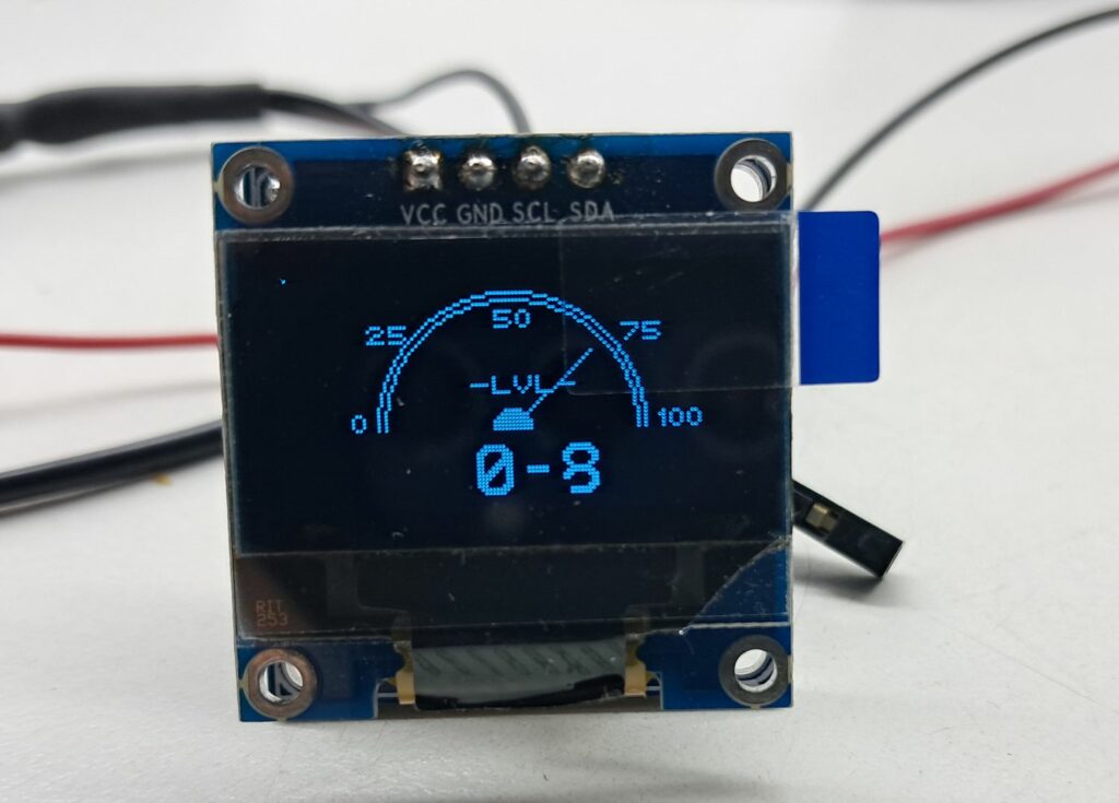 Fuel Gauge with OLED Display