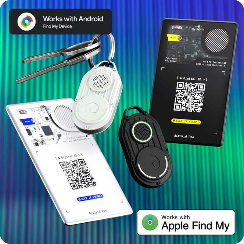 Rolling Square Unveils AirCard Pro and AirNotch Pro: Advance Bluetooth Trackers for Android and Apple Devices