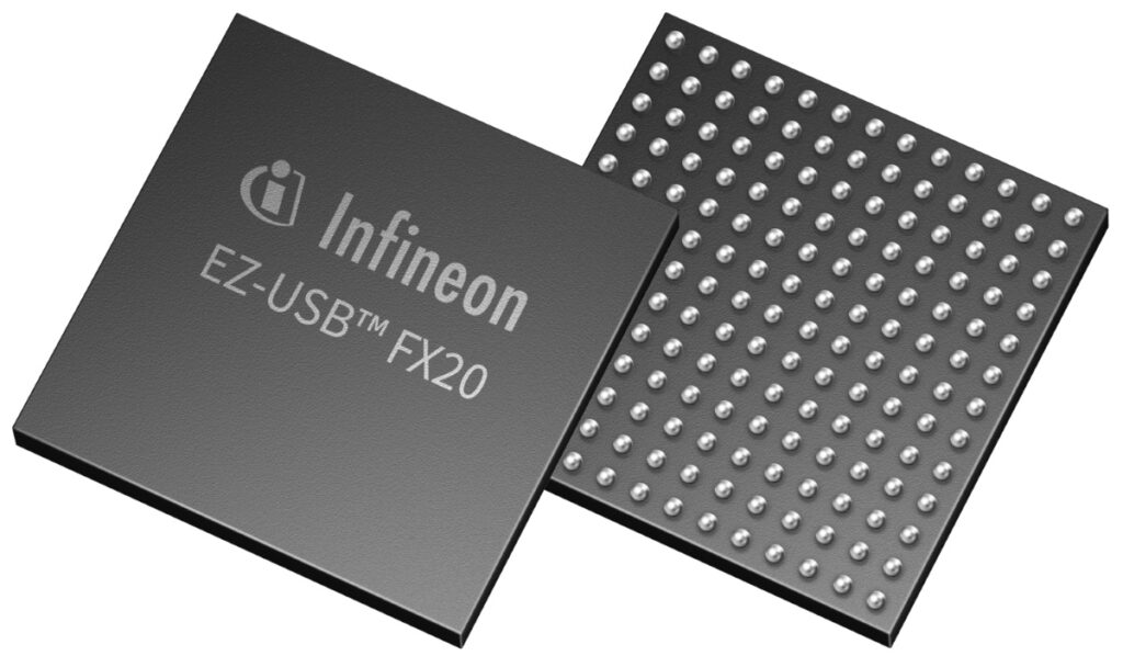 Infineon EZ-USB FX20: 20 Gbps USB Controller with Dual-Core ARM Processing