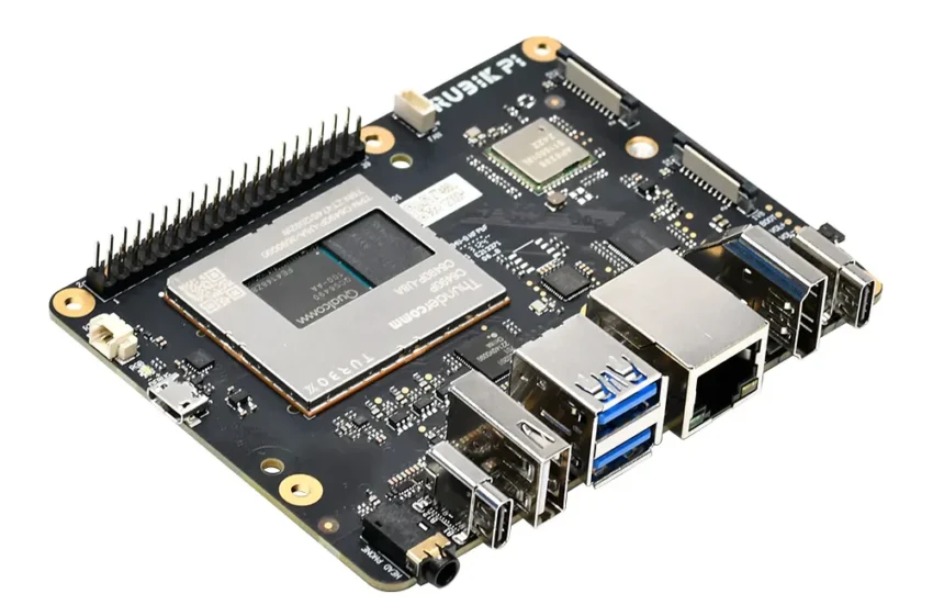 RUBIK Pi: AI-Focused Development Board Powered by Qualcomm QCS6490 SoC and Kryo 670 CPU