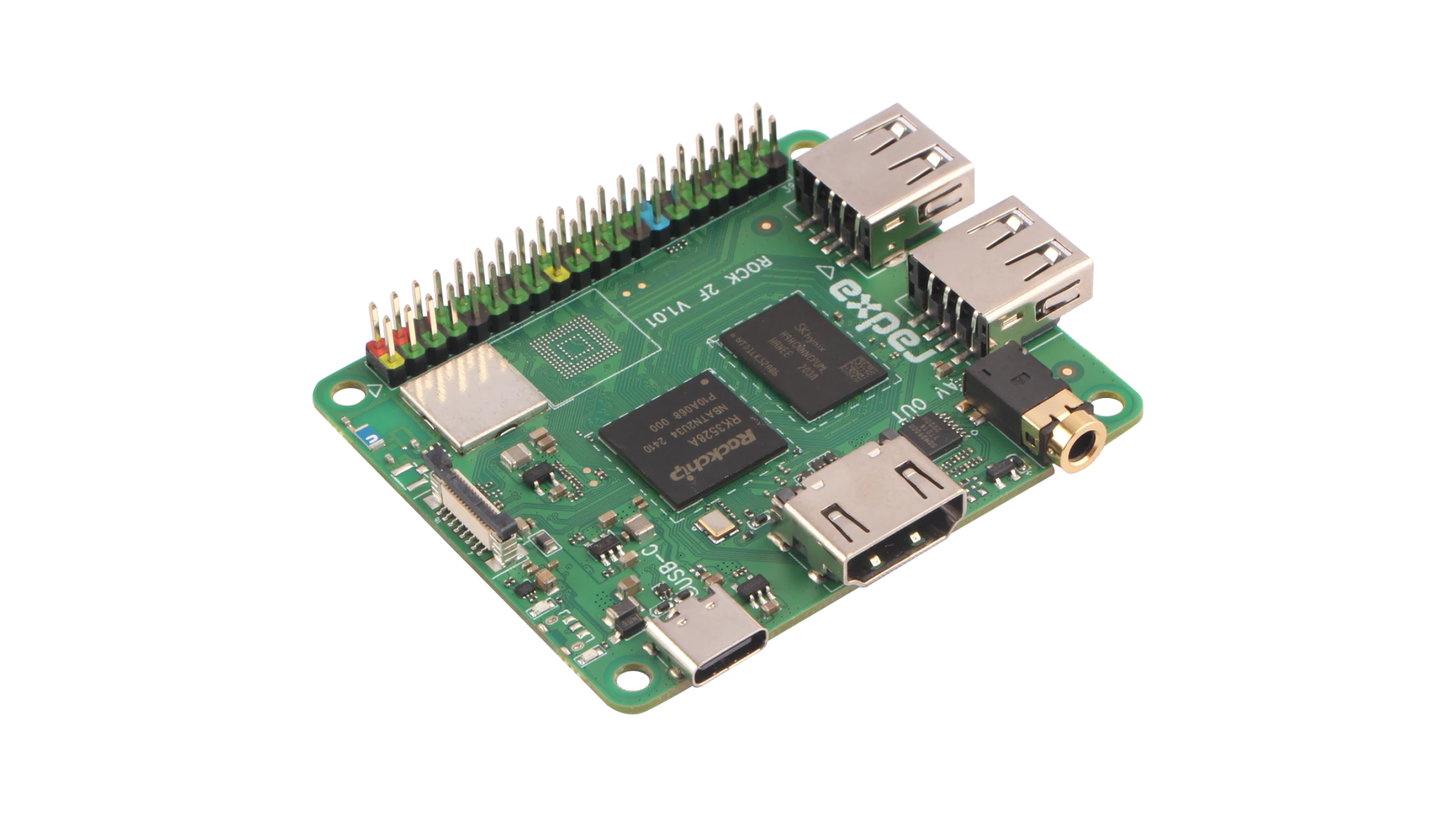 Radxa ROCK 2F: Compact Board with Rockchip RK3528A, ARM Cortex-A53, and Mali-450 GPU for 4K Video and WiFi 6