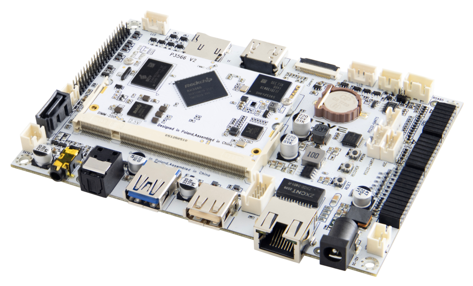 URVE Board A55: A Rockchip RK3566-Powered Linux Computer for Industrial and IoT Applications