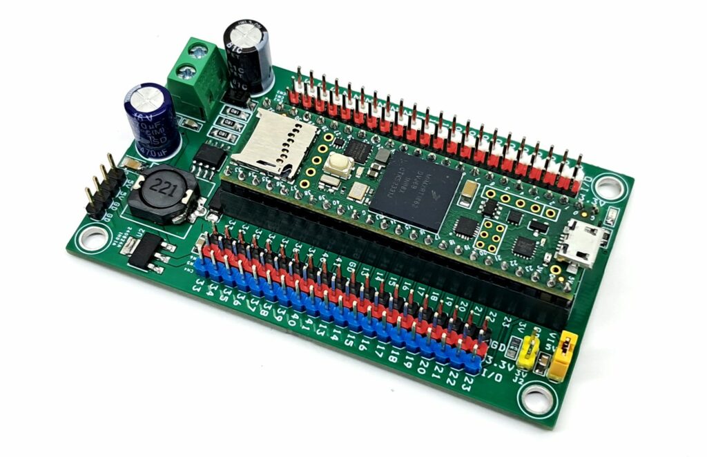 Teensy 4.1 Expansion Board with DC-DC Converter