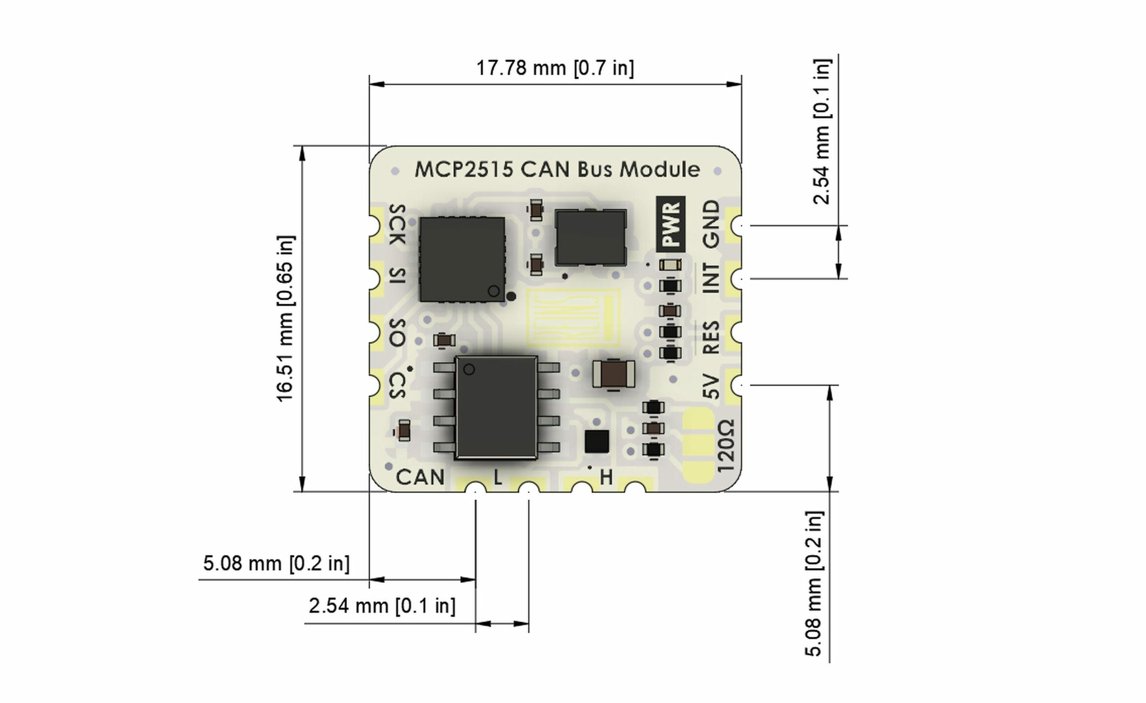 Castellated Dreams Delivers Compact, Surface-Mountable CAN Bus Module