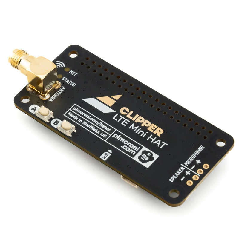 Pimoroni’s New Clipper HAT Mini Simplifies 4G LTE for Remote Raspberry Pi Projects