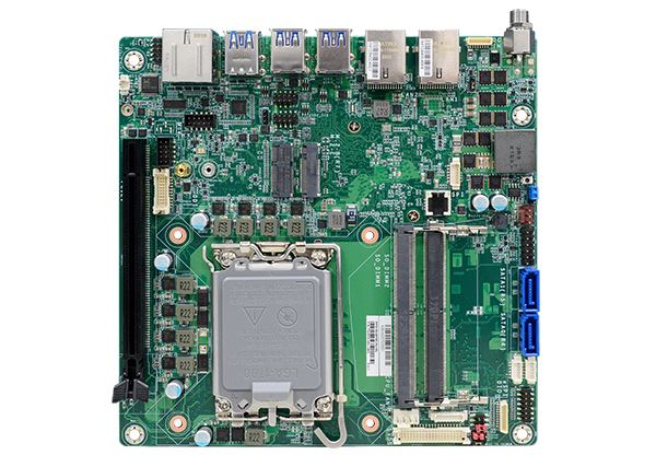 DFI RPS101/RPS103 Mini-ITX Motherboard with Intel Core and R680E/Q670E/H610E Chipsets for Automation and Kiosk Applications