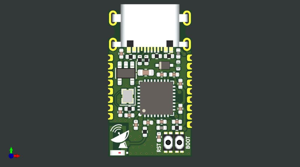 The Epi C3: A Compact ESP32-C3 Development Board with USB-C and Ceramic Antenna