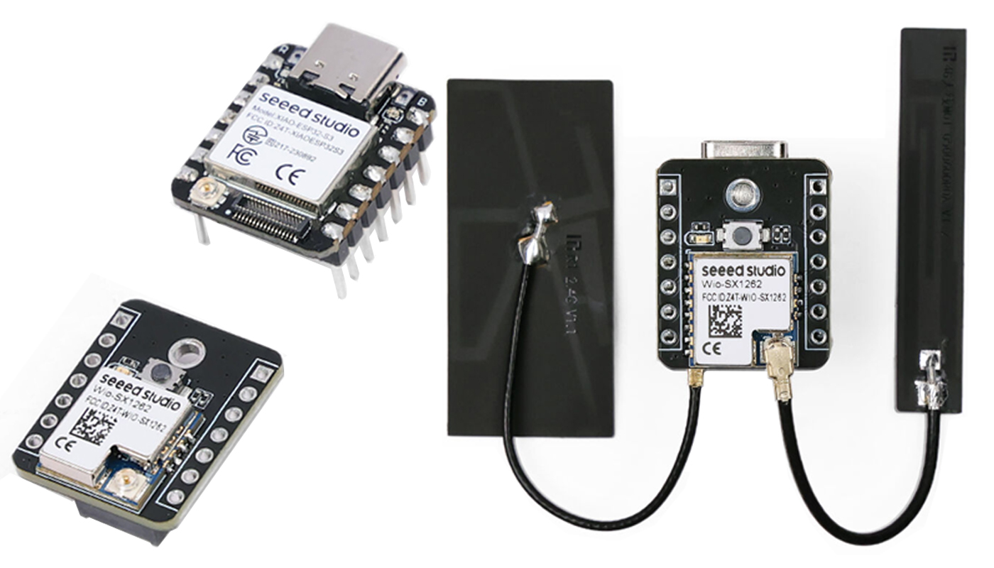 XIAO ESP32S3 with Wio-SX1262 LoRa Module Support for Meshtastic and IoT Applications