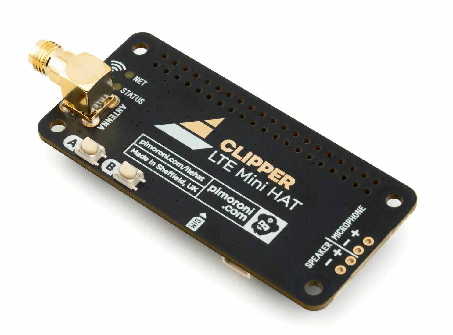 Pimoroni’s New Clipper HAT Mini Simplifies 4G LTE for Remote Raspberry Pi Projects