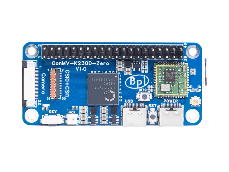 Banana Pi BPI-CanMV-K230D-Zero with Kendryte K230D RISC-V SoC for Edge AI and IoT