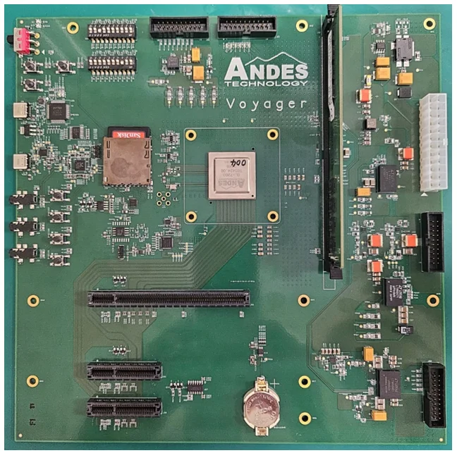 Andes Voyager micro-ATX board features QiLai RISC-V SoC with AX45MP cores and NX27V vector processor