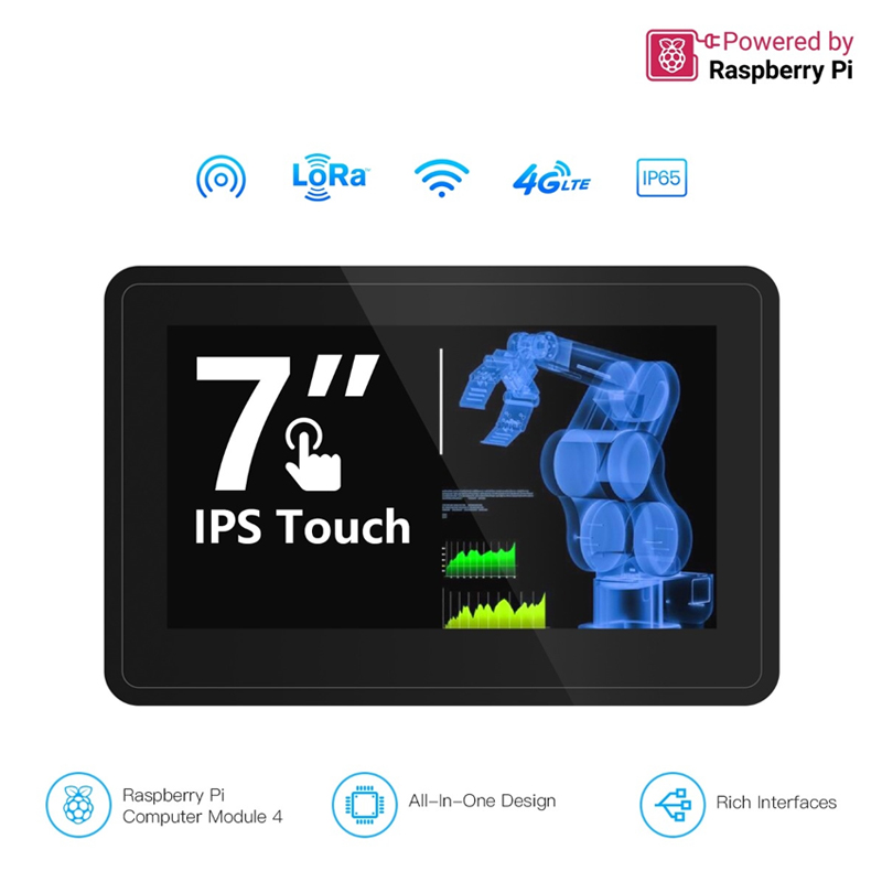 Elecrow Pi Terminal Review – An All-in-One 7-Inch Industrial Computer with Raspberry Pi CM4 Features LoRa, 4G, CAN Bus, Wi-Fi, BLE, and Dual GbE LAN