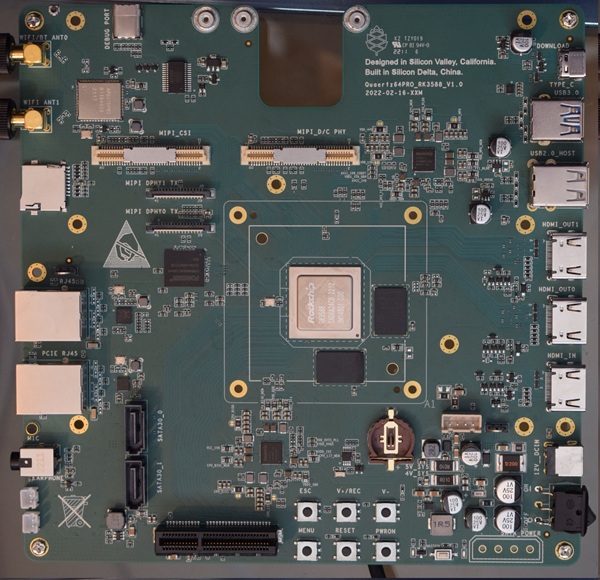 QuartzPro64 Developer Board with Rockchip RK3588 SoC and 16GB LPDDR4x RAM