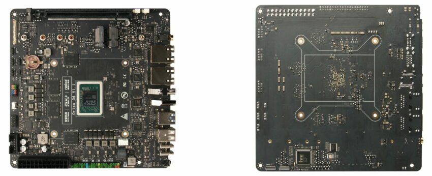 Radxa Orion O6 front and back