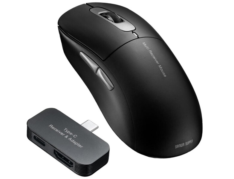 Sanwa Supply Releases Multi-Function Wireless Mouse with Docking Station Supports 4K HDMI and USB 3.2